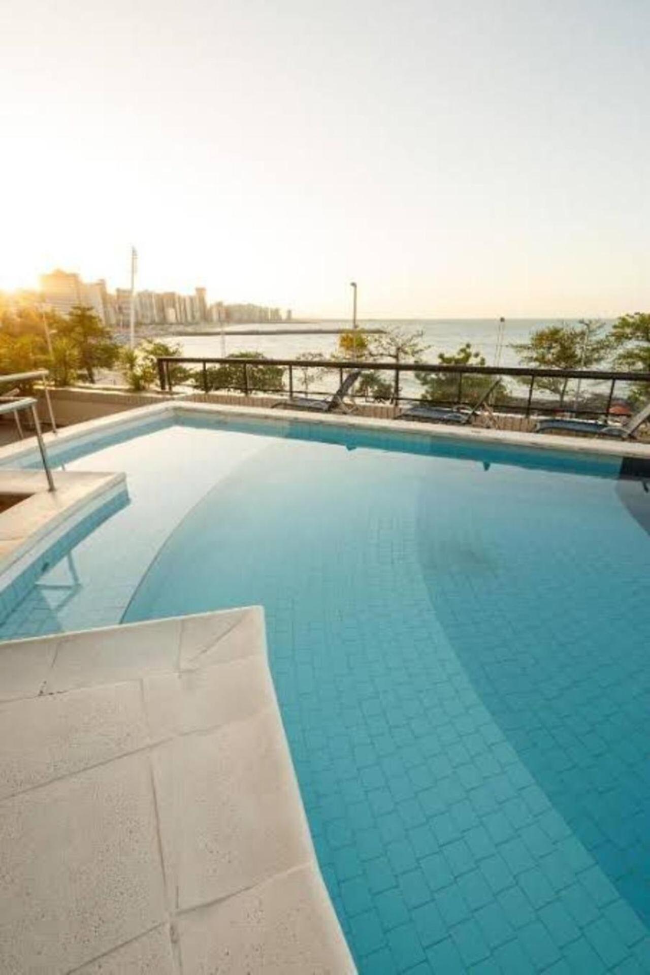 Flat Particular Em Blue Tree Towers Beira Mar Fortaleza Kültér fotó